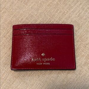 Kate Spade Cherry Red Card Holder